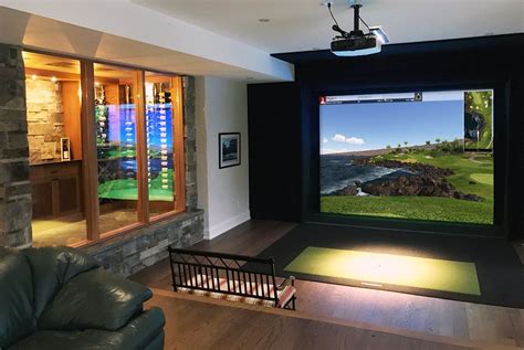 Pro Series Featured - Full Swing | Golf simulator room, Golf room, Home golf simulator