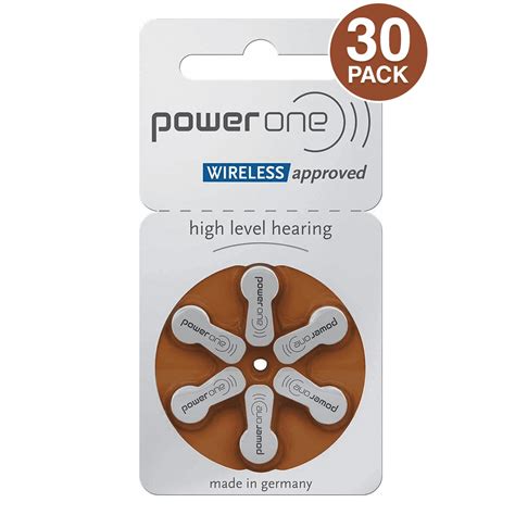 Power One Size 312 Hearing Aid Batteries - 30 count - Walmart.com