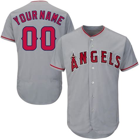 Los Angeles Angels Customizable Baseball Jersey – Best Sports Jerseys