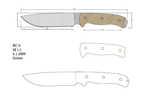 Printable Knife Designs Templates