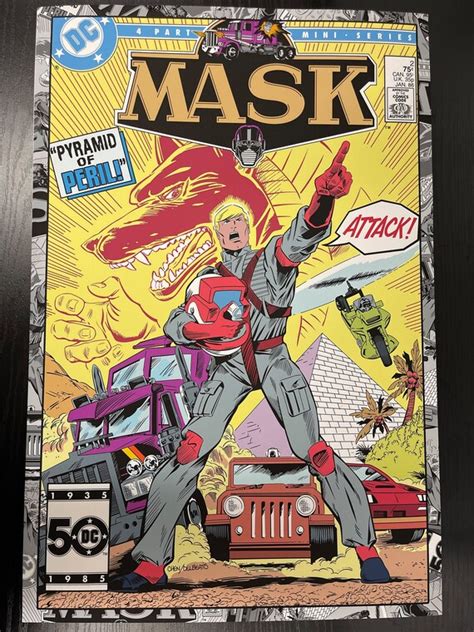 Mask Comic Book Poster - Etsy