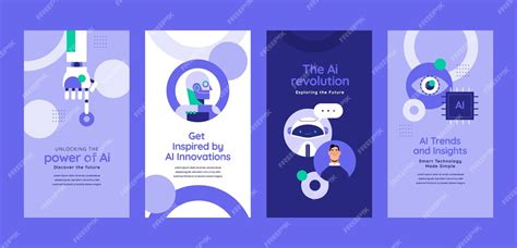 Free Vector | Artificial intelligence instagram stories