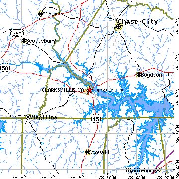 Clarksville, Virginia (VA) ~ population data, races, housing & economy