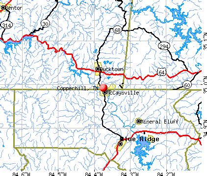 Copperhill, TN/ McCaysville, GA. Where you can stand over the GA/TN state line. | Map, Vacation ...