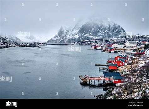 Reine fishing village, Norway Stock Photo - Alamy