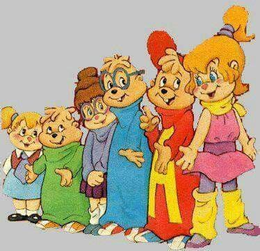 Alvin, Simon, Theodore, Brittany,Jeanette, & Eleanor | 80s cartoons, Alvin and the chipmunks ...