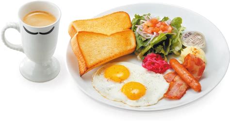 BIKKURI DONKEY "DONKEY SPECIAL BREAKFAST" toast, salad, mashed potatoes ...