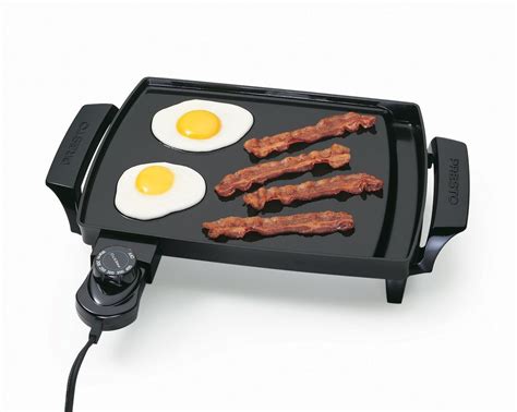 Small Nonstick Electric Griddle Presto Liddle Portable Dorm RV Grill Pan, NEW | eBay