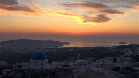 Sunset at Santorini · Free Stock Video