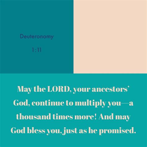 Deuteronomy 1:11 – Verse Images