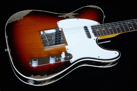 Fender Custom 1960 Telecaster Custom Heavy Relic 3-Color Sunburst (SN: R87162) | Gino Guitars