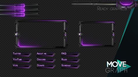 Purple Twitch Overlay Template | Images and Photos finder