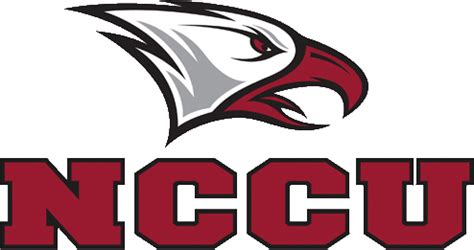 NCCU Eagles Logo in Red and White