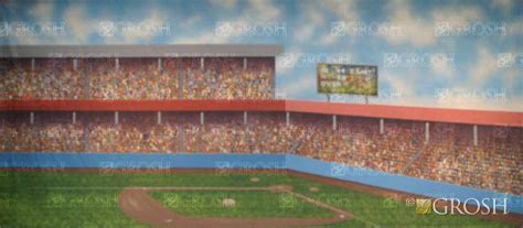 Baseball Stadium 2 Backdrop - S2930 - Grosh Backdrops