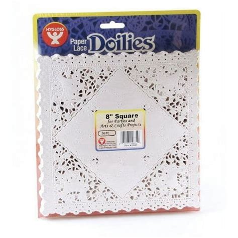 8" Square White Paper Doilies - Walmart.com