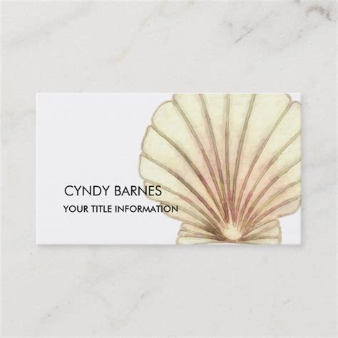 Shell Business Card | Zazzle.com