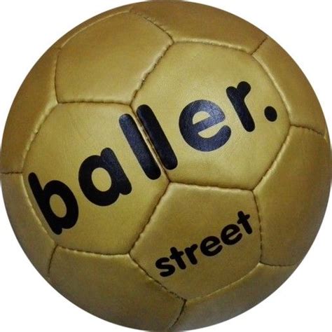 Freestyle Street Soccer Ball - Made of strong PU-Matted, golden ...