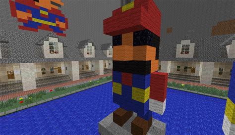 3D PixelArt (Mario) Minecraft Map