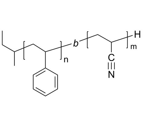 Poly(styrene)-block-poly(acrylonitrile)