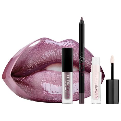 Huda Beauty Contour & Strobe Lip Set | Makeup | BeautyAlmanac