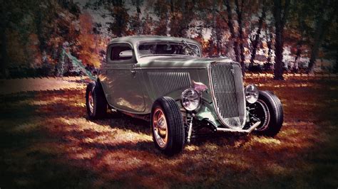 Download wallpaper retro, classic, hot-rod, classic car, section other ...