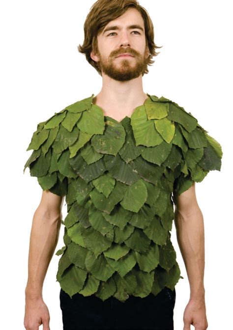 The chorus costumes will be all natural made of different color leaves