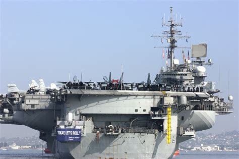 Uss Constellation (cv 64) Departs Her Berth At Nas North Island | Free Images at Clker.com ...