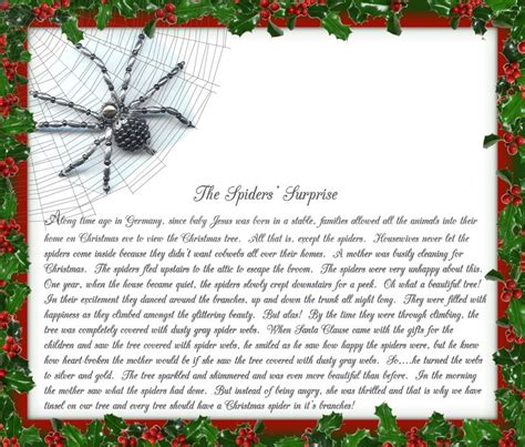 Christmas Traditions From My Family To Yours ~ The Christmas Spider ...