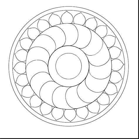 Easy Mandala Drawing at GetDrawings | Free download