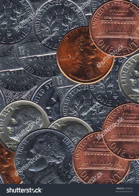 Money Coins Background Stock Photo 1206420 : Shutterstock