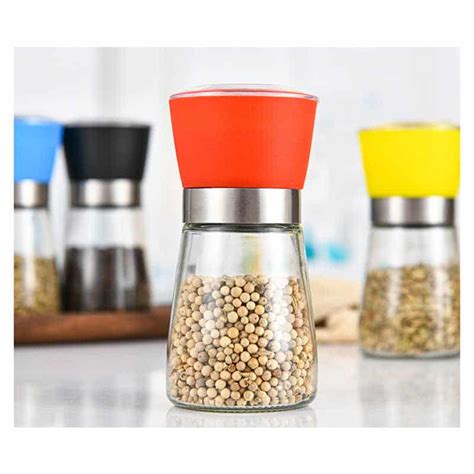 Pepper Grinder With Stainless Steel lid - SGSBOTTLE