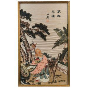 Vintage Chinese Silk Paintings, 20th Century - Art - Oriental