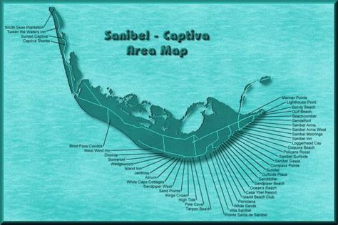 Map of Sanibel Island