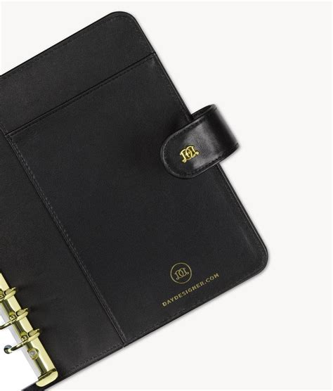 A5 Leather Binder: Classic Black | Leather binder, Leather, Leather planner