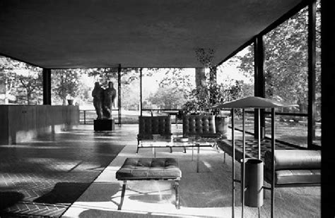 Philip Johnson Glass House interior (Source: Courtesy of Richard ...