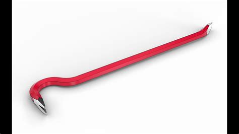 How to make crowbar in SolidWorks - YouTube