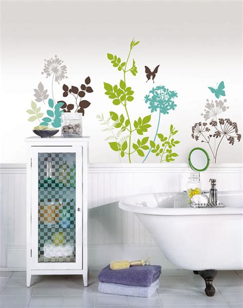 20 Creative Bathroom Wall Decals | Home Design Lover