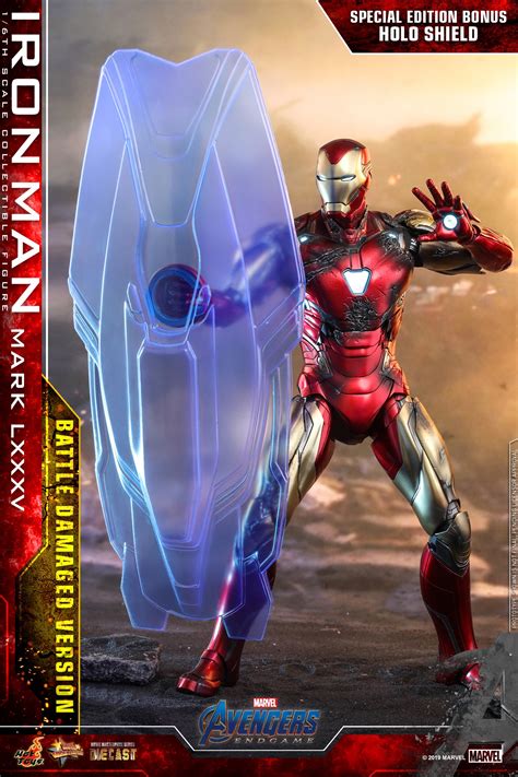 Avengers: Endgame - Iron Man Mark 85 Battle Damaged Version by Hot Toys ...