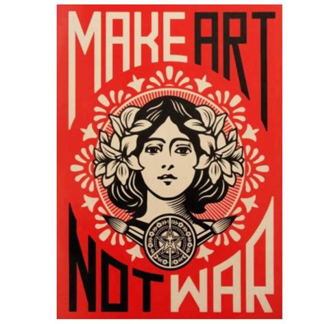 Free download Amazoncom zhengchen Wall Art Painting Make Art Not War Slogan [1600x1600] for your ...