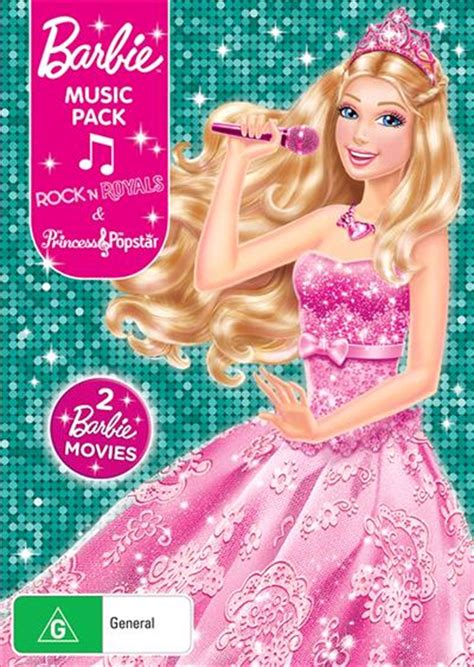 Buy Barbie - Music 2 Pack - Rock N Royals / The Princess & The Popstar ...