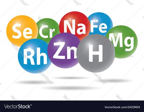 Chemistry elements Royalty Free Vector Image - VectorStock