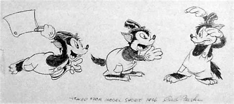 Daily Disneyana: Three Little Wolves: April 1936