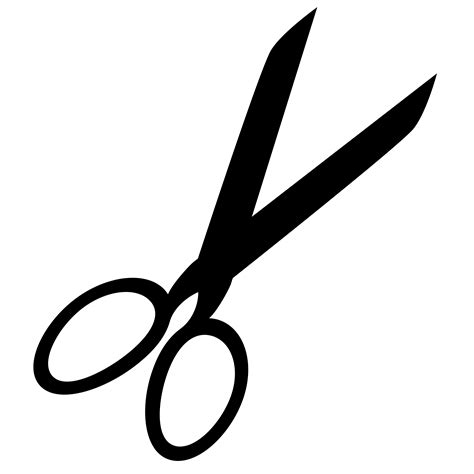 Black Scissors drawing free image download