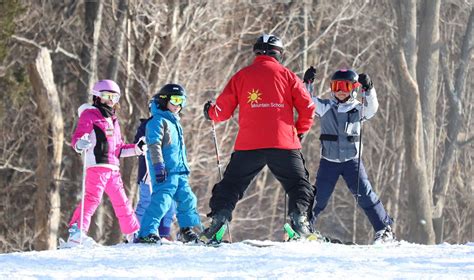 Ski & Snowboard Lessons | Mountain School | Mount Peter