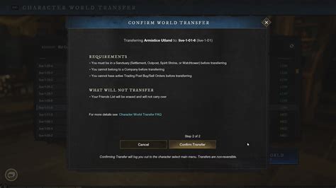 New World: how to transfer servers | Rock Paper Shotgun