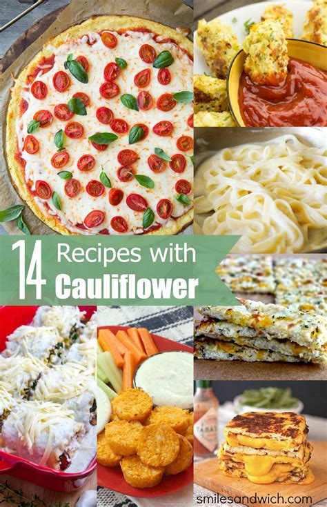 14 Recipes with Cauliflower - Smile Sandwich