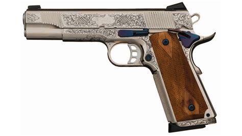 Engraved Nighthawk Custom Master's Edition 1911 Pistol | Rock Island Auction