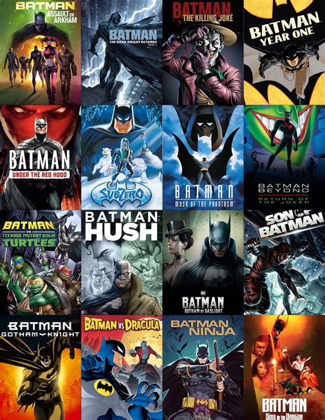 Total 62+ imagen batman animated films - Abzlocal.mx