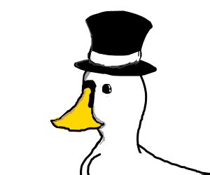 Duck in a top hat - Drawception