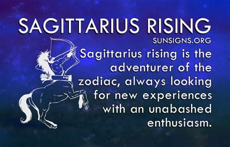 Sagittarius Rising Sign: Implement New Ways - SunSigns.Org